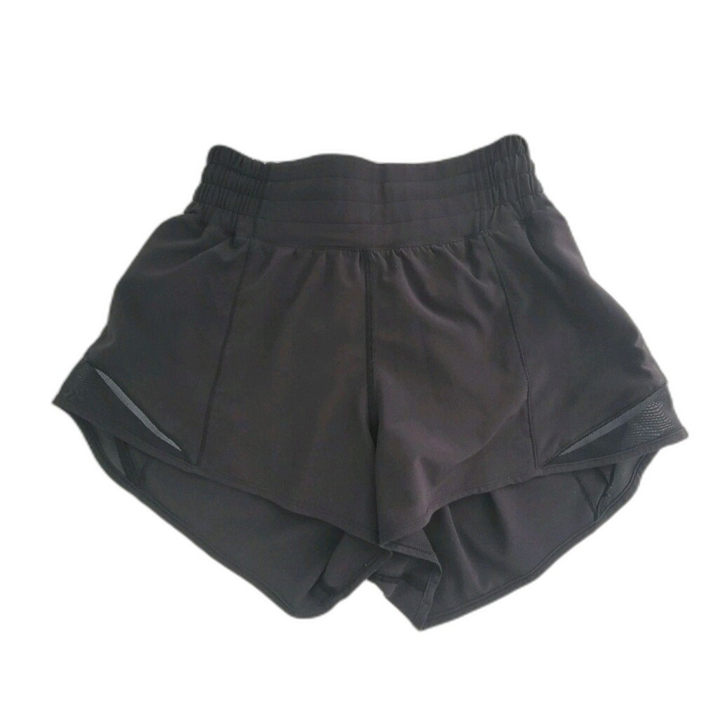 Lululemon Hotty Hot Short Hi Rise Black Size 2